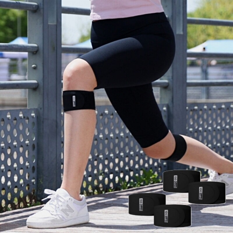 [초박형] 백세지켜 무릎핏 러닝 무릎보호대 2+2세트 슬개건 슬개골 등산 무릎아대