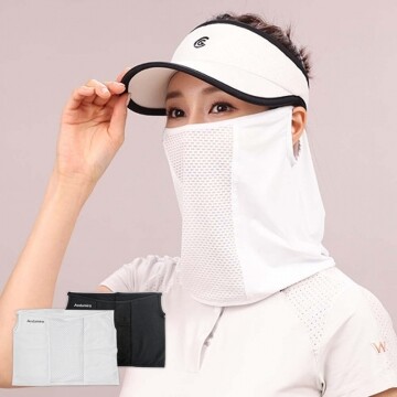 [UV차단] 안다미로 자외선차단 마스크 여름 골프 낚시 등산 아이스 쿨링 냉감 마스크