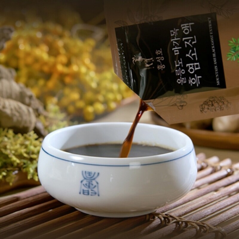 [국내산] 홍성호 울릉도 마가목 흑염소진액 토종 흑염소즙 1개월분 보양 흑염소엑기스