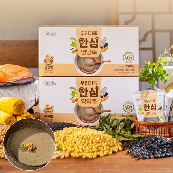 STAR PLANET SHOP,[고단백] 이종숙 선유가 우리가족 안심 영양죽 병아리콩 대두 저당 간편죽 영양죽