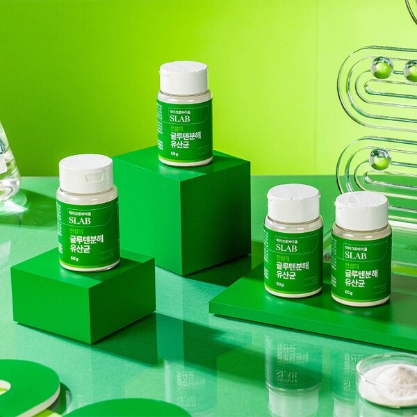 STAR PLANET SHOP,[특허] 전설의 글루텐분해 유산균 밀가루 분해 소화 효소 유산균 분말