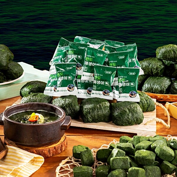 STAR PLANET SHOP,[완도산] 싱싱두툼 오세경 어부 완도 매생이 톡 세척 매생이 블럭 20팩