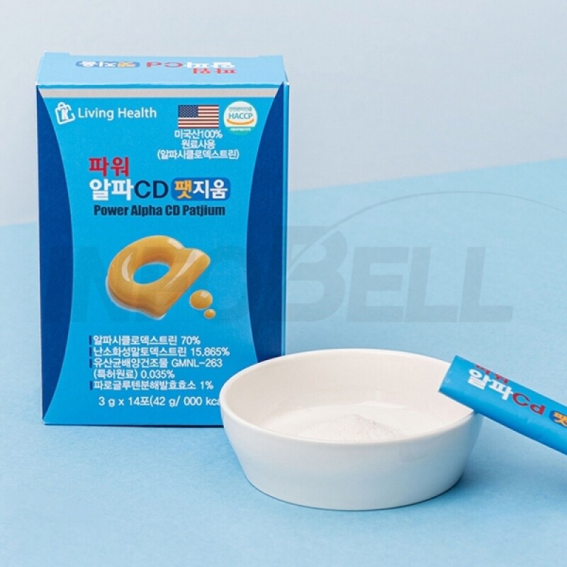 [수용성] 파워 알파CD 팻지움 식이섬유 알파시클로덱스트린 식후 혈당 케어