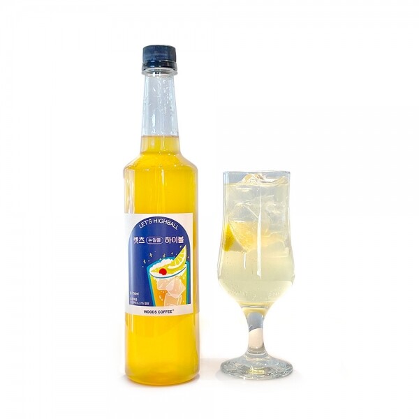 STAR PLANET SHOP,[우즈커피] 논알콜 하이볼 시럽 750ml (+하이볼 계량컵 증정)